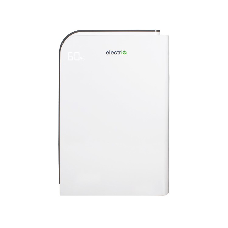 Refurbished electriQ 10 Litre Desiccant Dehumidifier with Heater and HEPA Air Purifier