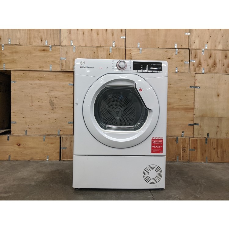 Refurbished Hoover HLEC8TG-80 Freestanding Condenser 8KG Tumble Dryer White