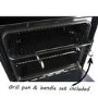 electriQ Plug In Electric Fan Assisted Single Oven - Black