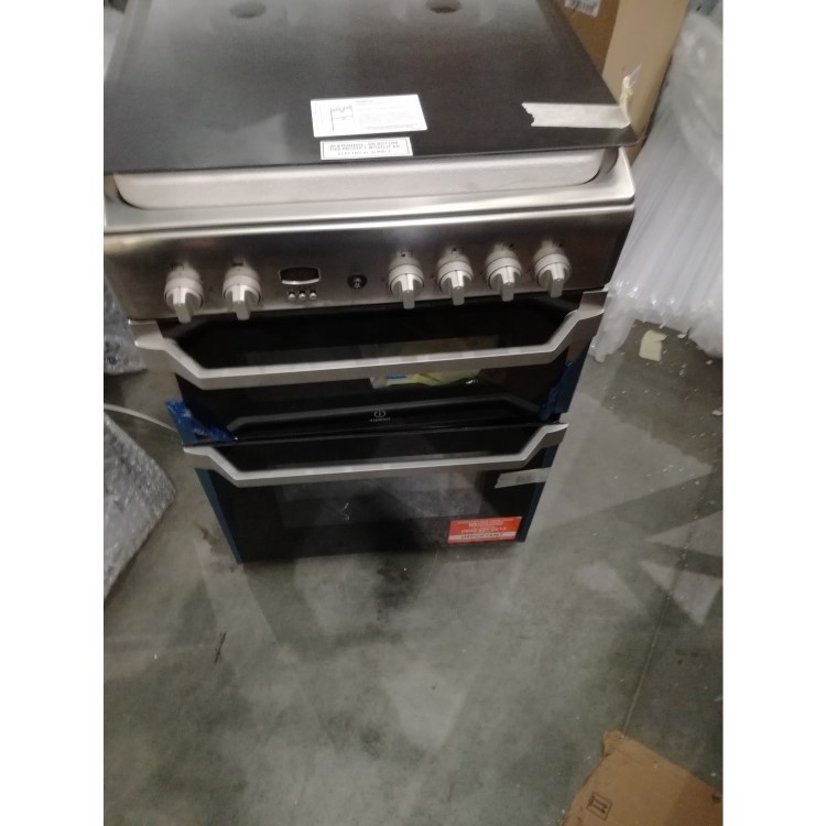 Refurbished Indesit ID60G2X 60cm Gas Cooker Stainless Steel