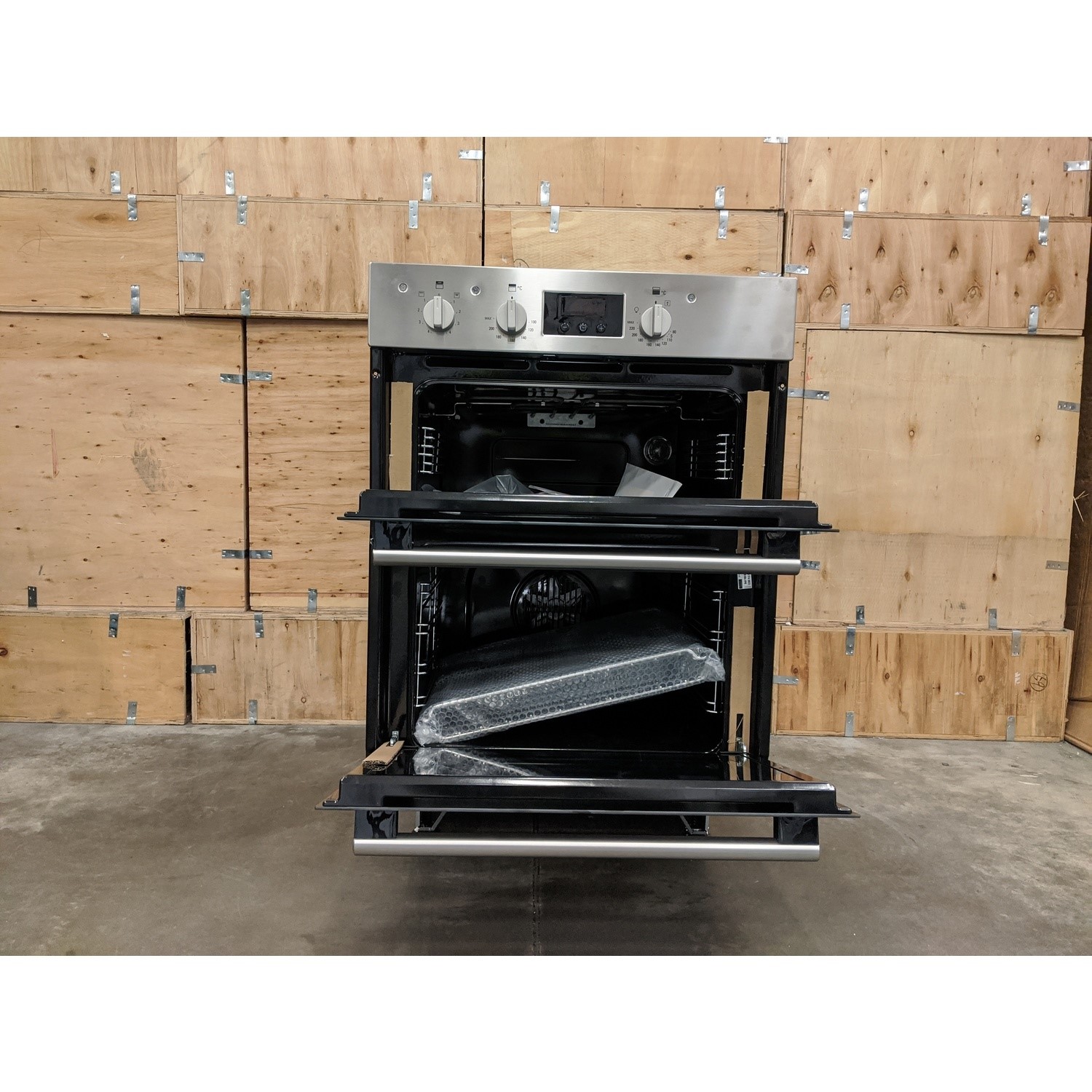 Refurbished Hotpoint Newstyle DD2540IX 60cm Double Built In Electric