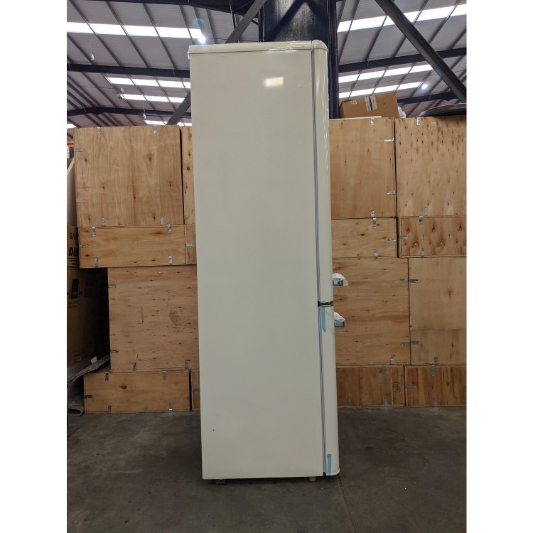 Refurbished electriQ EQ6040RETROCREAM Freestanding 244 Litre 60/40 Retro Fridge Freezer Cream