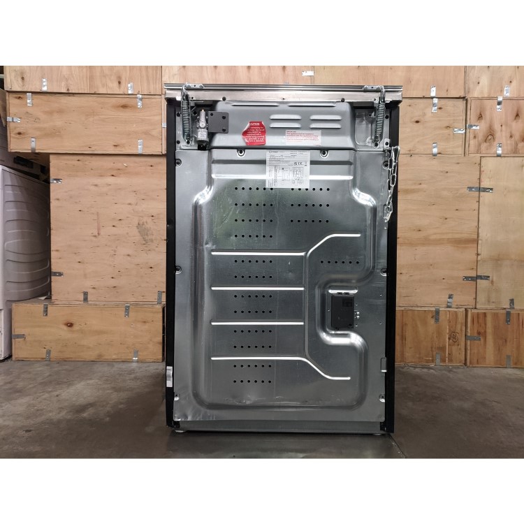 Refurbished Indesit KDP60SE 60cm Double Oven Dual Fuel Cooker Stainless Steel