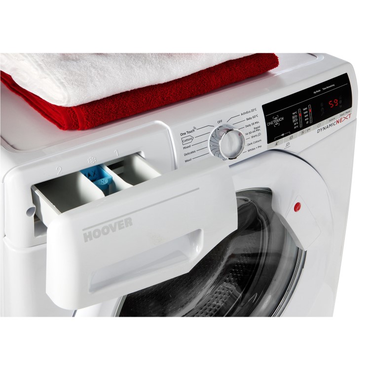 GRADE A1 - Hoover DXOA69LW3-80 Dynamic Next 9kg Freestanding Washing Machine - White