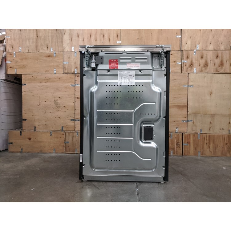 Refurbished Indesit KDP60SE 60cm Double Oven Dual Fuel Cooker Stainless Steel