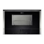 Neff N70 21L 900W Built-in Left Hinged Door Microwave with Grill - Stainless Steel