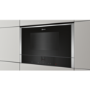 Neff N70 21L 900W Built-in Left Hinged Door Microwave with Grill - Stainless Steel
