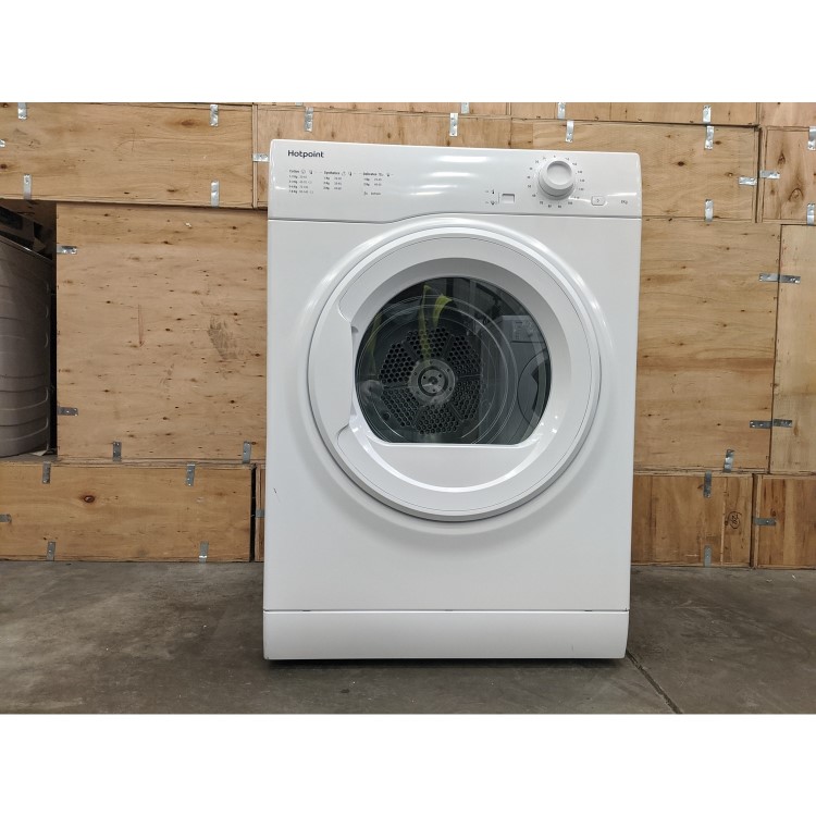 Refurbished Hotpoint H1D80WUK Freestanding Vented 8KG Tumble Dryer White