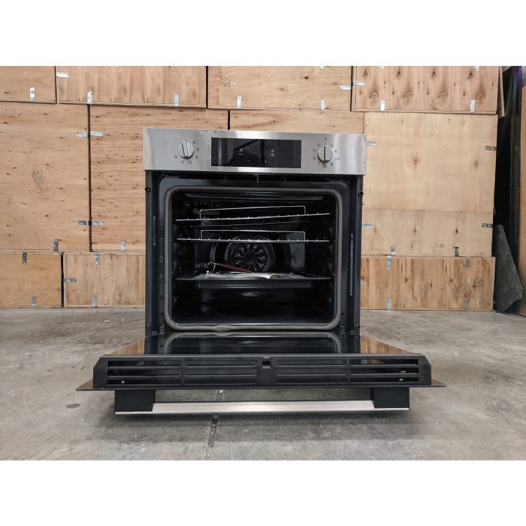 Refurbished Hoover HOC3BF5558IN Function Pyrolytic Self Cleaning 60cm Single Built In Electric Oven Stainless Steel
