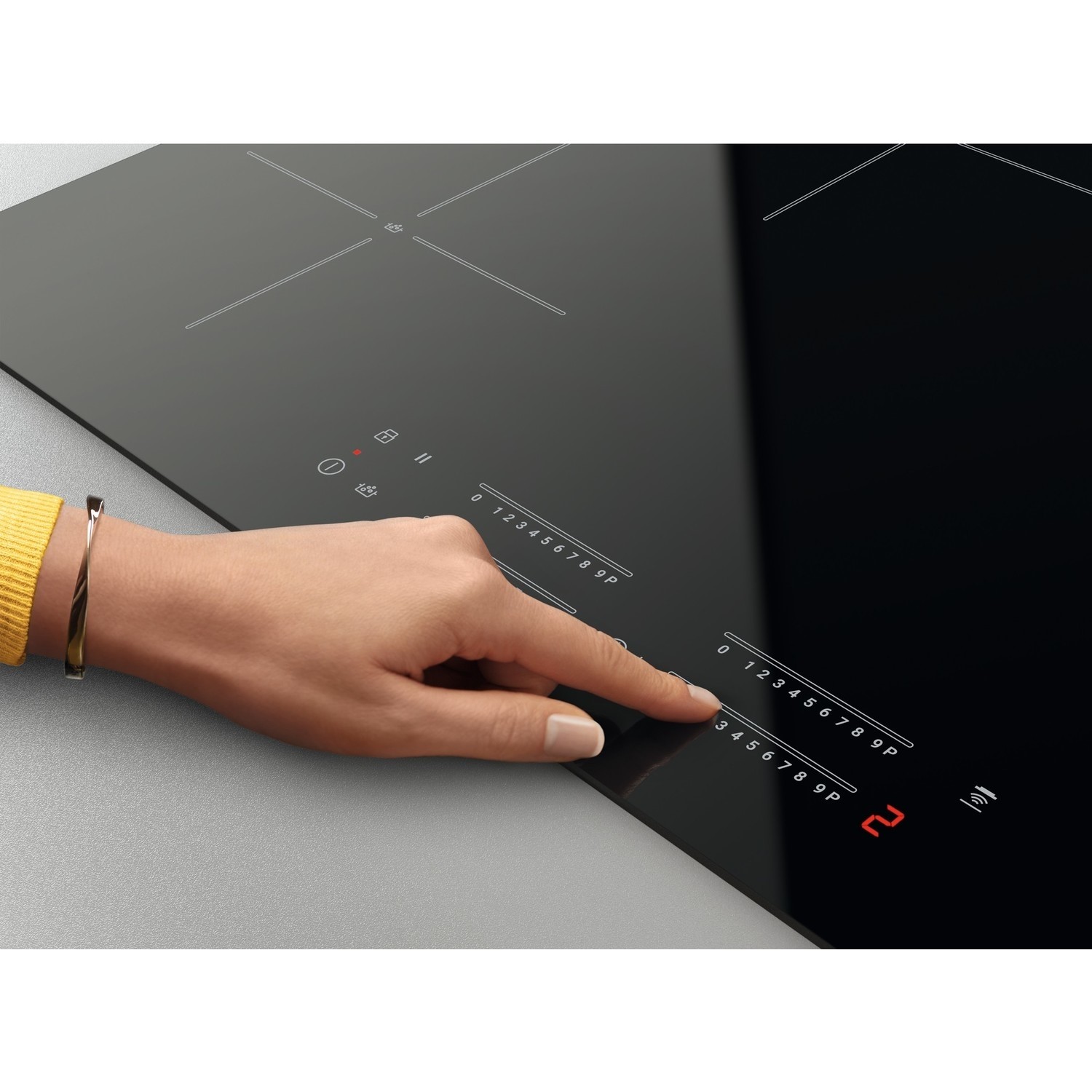 Zanussi Series 40 60cm 4 Zone Induction Hob with JoinZone ZIFN644K