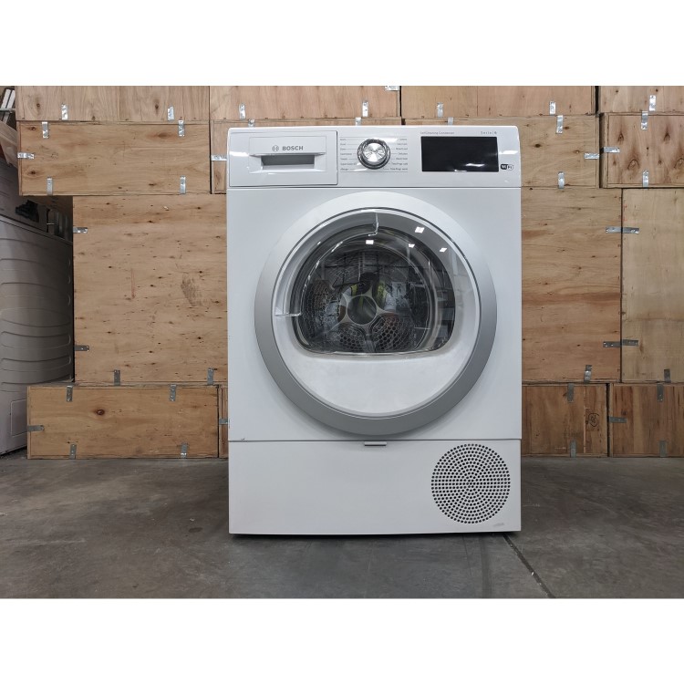 Refurbished Bosch Serie 6 WTWH7660GB Smart Freestanding Heat Pump 9KG Tumble Dryer 