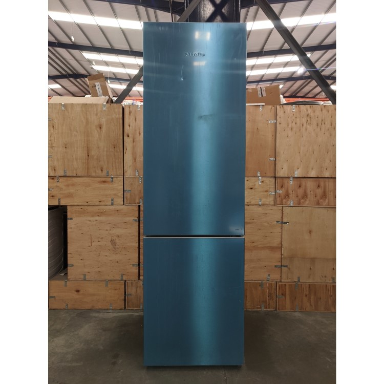 Refurbished Miele KFN29162Dclst Freestanding 338 Litre 70/30 Frost Free Fridge Freezer Stainless Steel