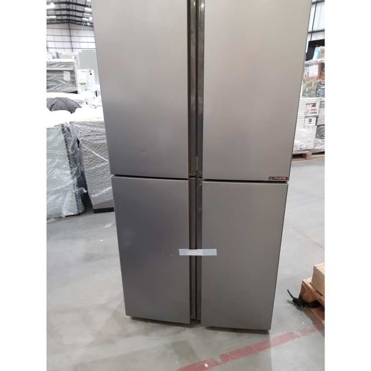 Refurbished Fridgemaster MQ79394FFS 378 Litre American Fridge Freezer Silver