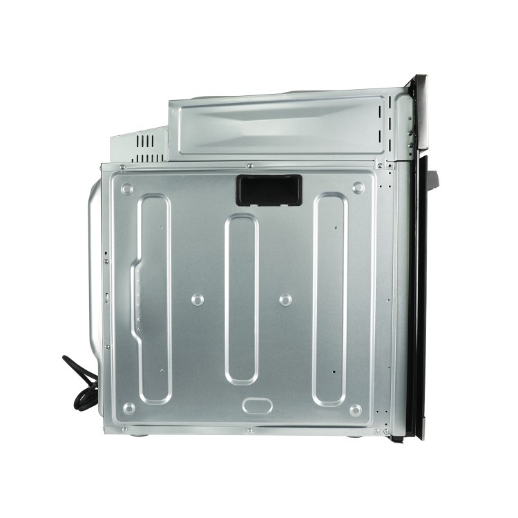GRADE A3 - electriQ 65 litre 9 Function Full Fan Electric Single Oven Stainless Steel - Supplied with a plug