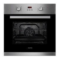 electriQ 65L 9 Function Plug In Electric Fan Single Oven - Stainless Steel