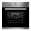 GRADE A2 - electriQ 65 litre 9 Function Full Fan Electric Single Oven Stainless Steel - Supplied with a plug