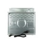 GRADE A3 - electriQ 65 litre 9 Function Full Fan Electric Single Oven Stainless Steel - Supplied with a plug