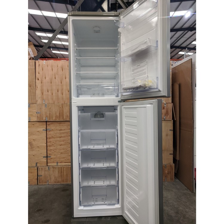 Refurbished Beko CFG1501S Freestanding 268 Litre 60/40 Fridge Freezer Silver