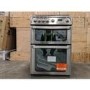 Refurbished Hotpoint Ultima HUG61X 60cm Double Oven Gas Cooker Stainless Steel