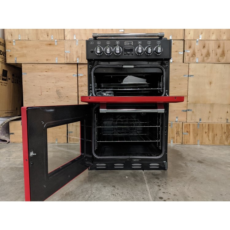 Refurbished Stoves Richmond 550DFW Mini Range 55cm Dual Fuel Cooker Hot Jalapeno