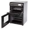 GRADE A2 - Hotpoint HAE60KS 60cm Double Oven Electric Cooker with Ceramic Hob - Black