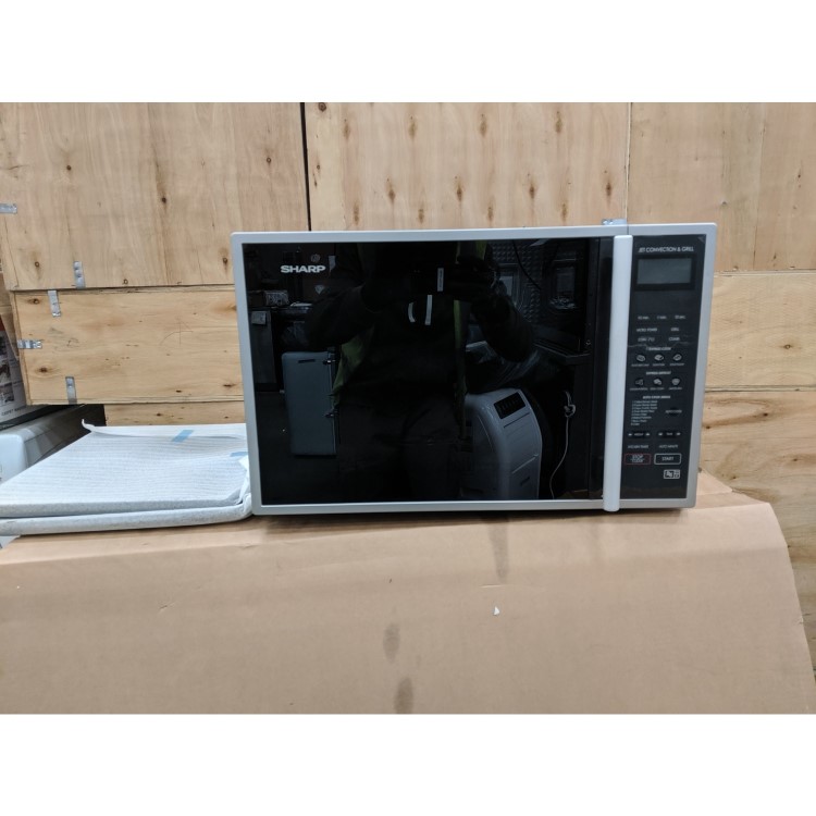 Refurbished Sharp R959SLMAA 40L 900W Digital Combination Microwave Oven Silver & Black