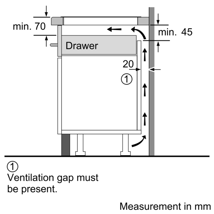 Refurbished Neff N70 T48FD23X2 80cm 5 Zone Induction Hob Black