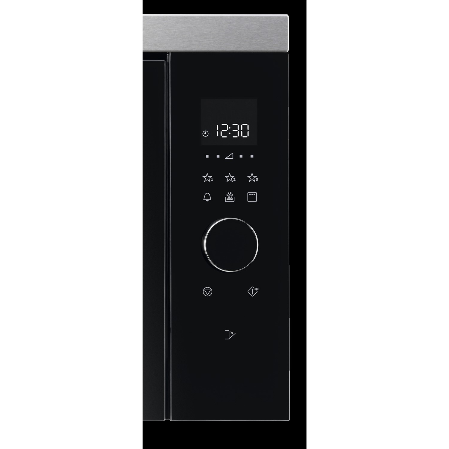 AEG 26L BuiltIn Microwave & Grill Black & Stainless Steel MBE2658DEM