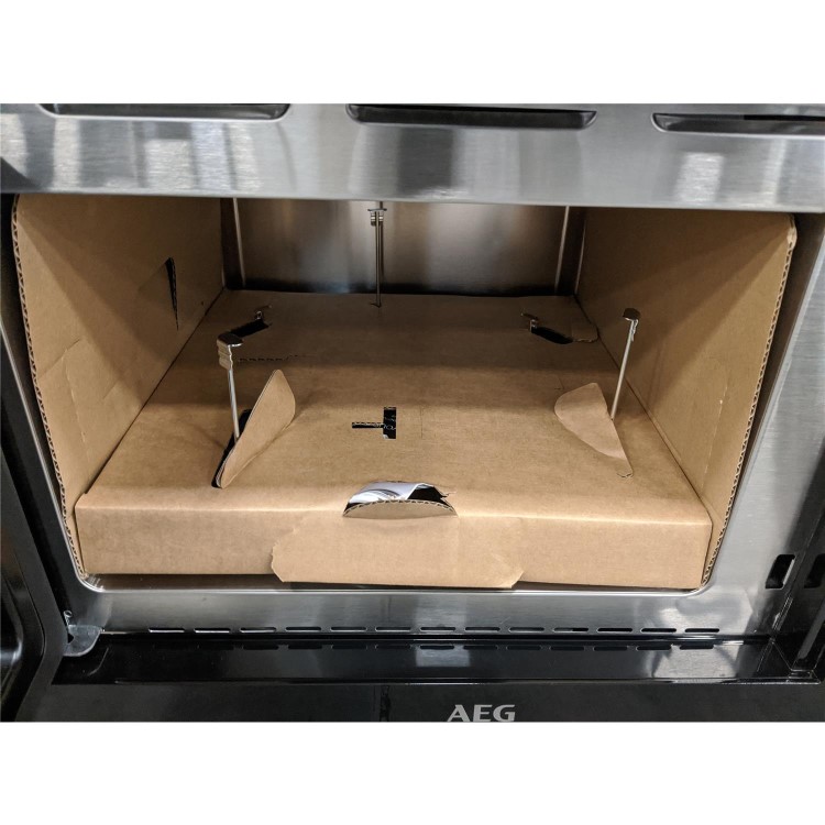 Refurbished AEG MBE2658DEM Built In 26L 900W Microwave with Grill Black