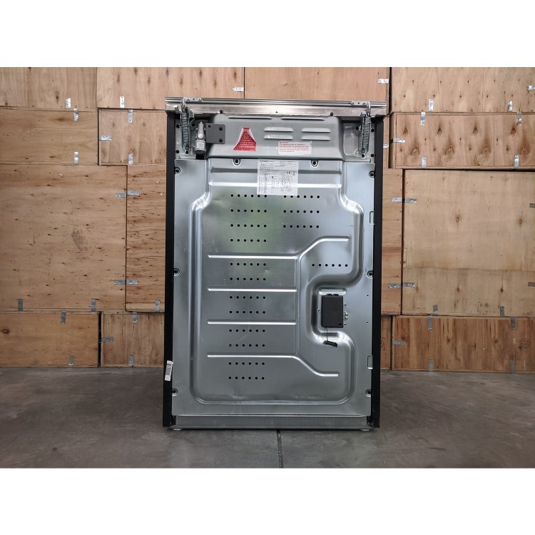 Refurbished Indesit KDP60SE 60cm Double Oven Dual Fuel Cooker Stainless Steel