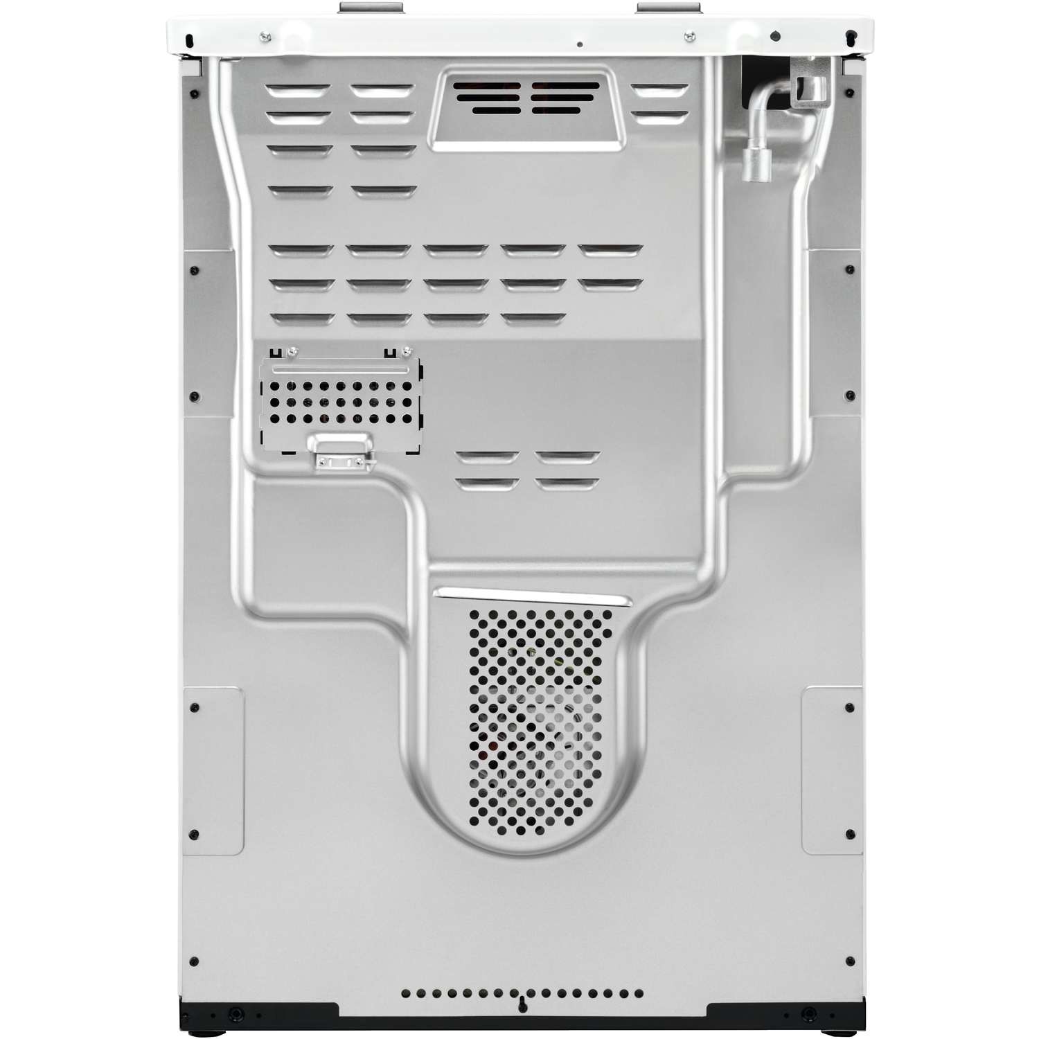 Zanussi 60cm Double Oven Dual Fuel Cooker with Lid White ZCK66350WA