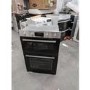 Refurbished Bosch Serie 2 MHA133BR0B 60cm Double Built In Electric Oven Stainless Steel