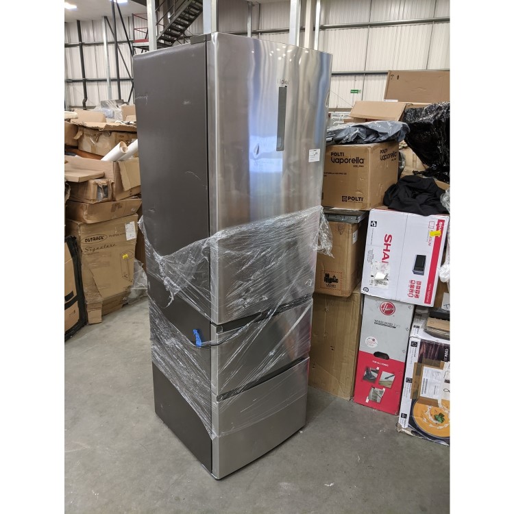 Refurbished Haier HTR5619FNMI Freestanding 348 Litre 70/30 Frost Free Fridge Freezer
