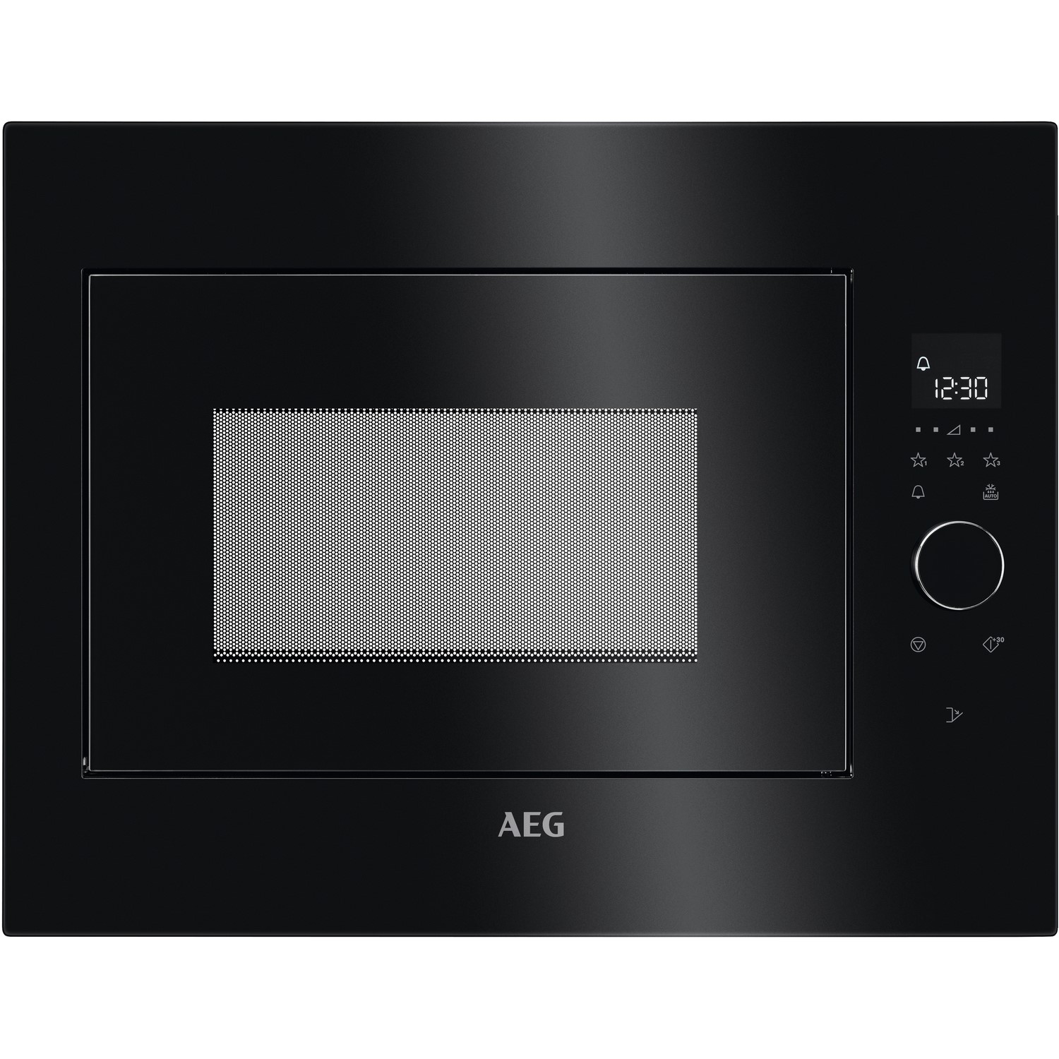 AEG 26L 900W Builtin Microwave Black MBE2658SEB Appliances Direct