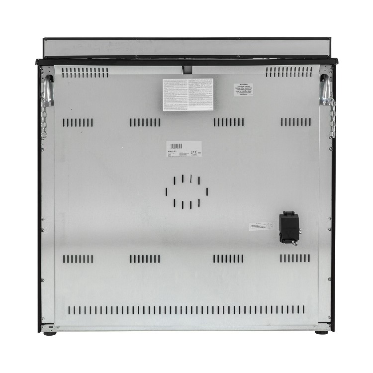 Refurbished electriQ IQRANGE90B 90cm Triple Cavity Dual Fuel Range Cooker Black