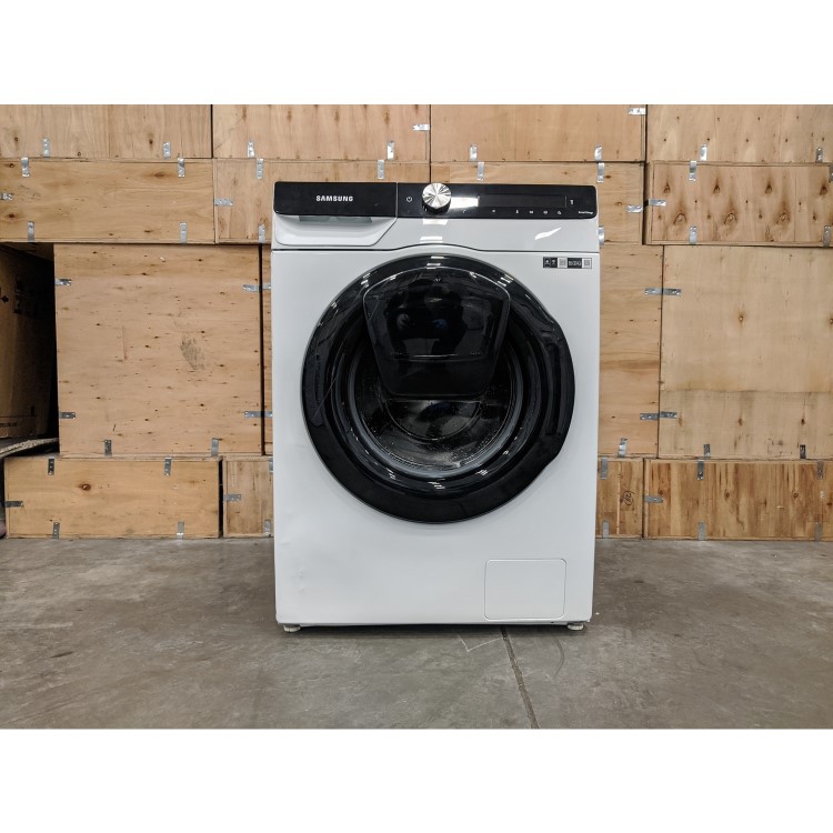 Refurbished Samsung ecoBubble WW90T554DAE/S1 Freestanding 9KG 1400 Spin Washing Machine White