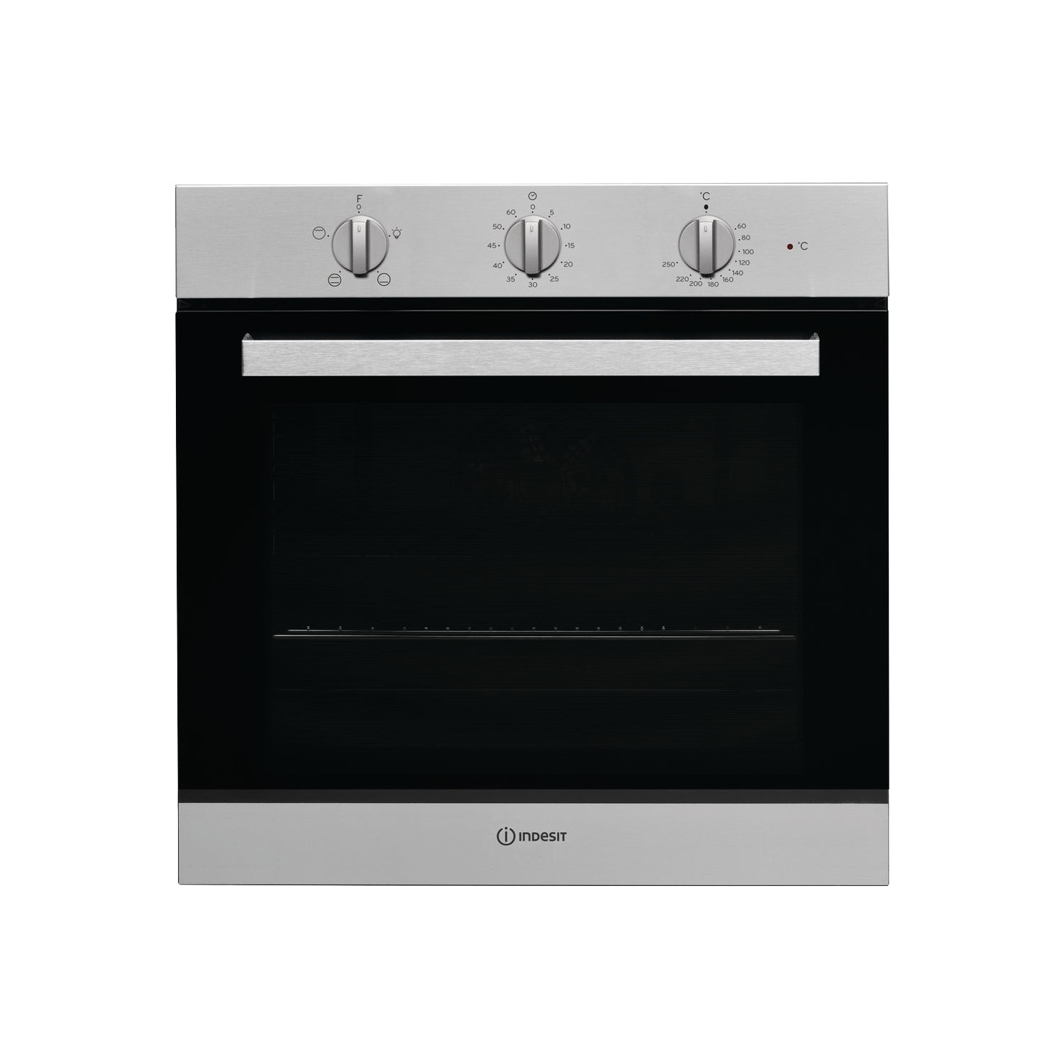 Indesit Aria Electric Conventional Single Oven Stainless Steel
