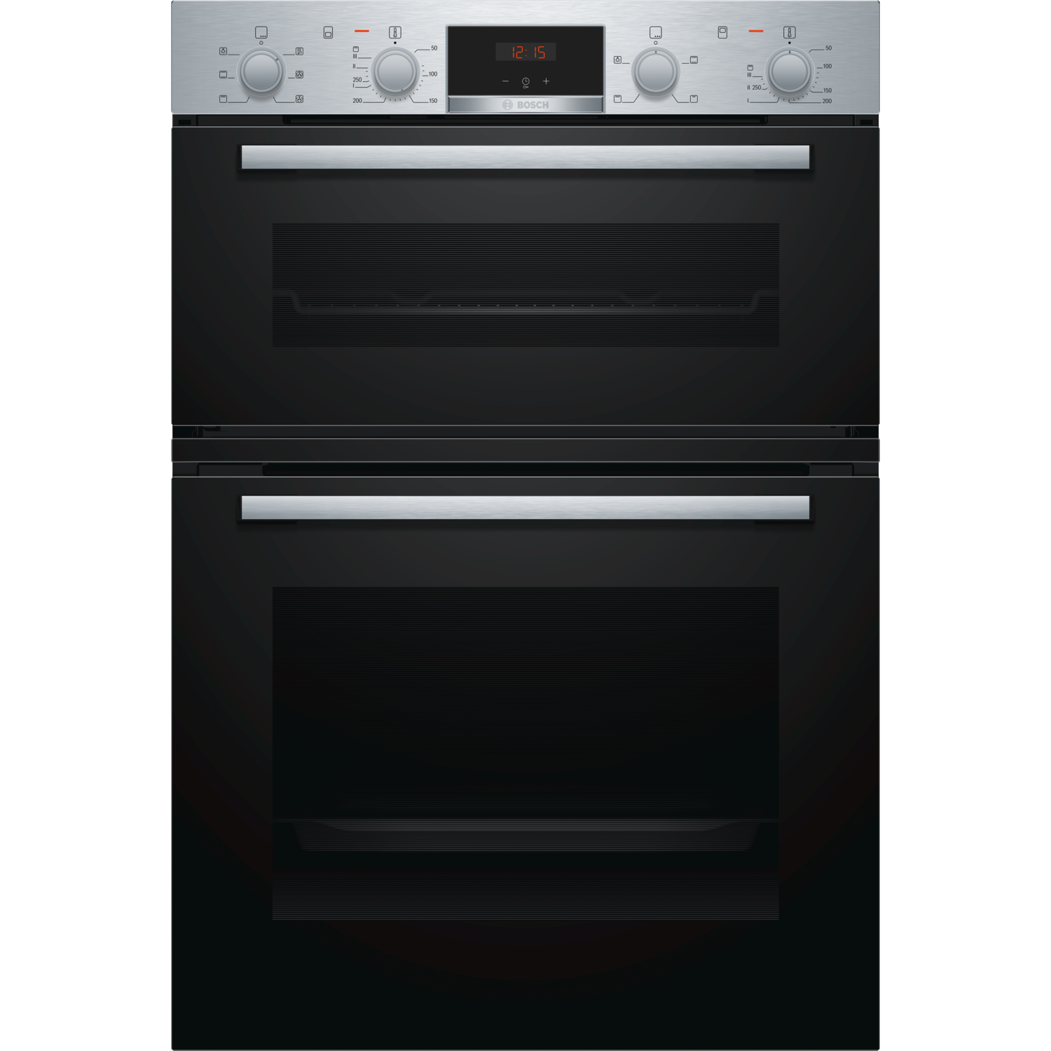 Refurbished Bosch Serie 2 MBS133BR0B 60cm Double Built In Electric Oven Stainless Steel