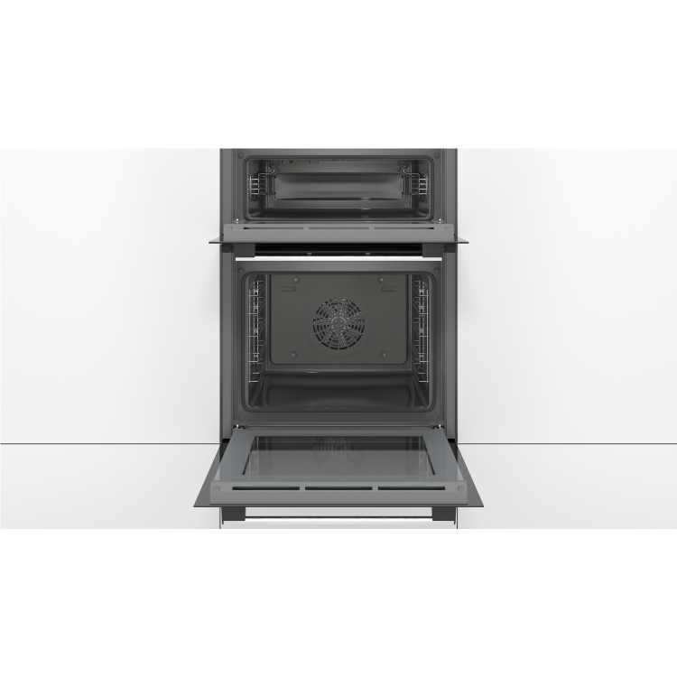 Bosch Series 2 Electric Built In Multifunction Double Oven - Stainless Steel