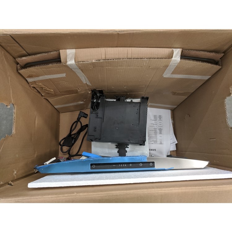 Refurbished Samsung NK24M5070CS 60cm Curved Glass Chimney Cooker Hood Stainless Steel