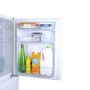 GRADE A2 - electriQ Freestanding 50/50 Split Fridge Freezer - White 