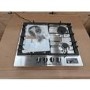 Refurbished Bosch Serie 6 PCP6A5B90 58.2cm 4 Burner Gas Hob Stainless Steel