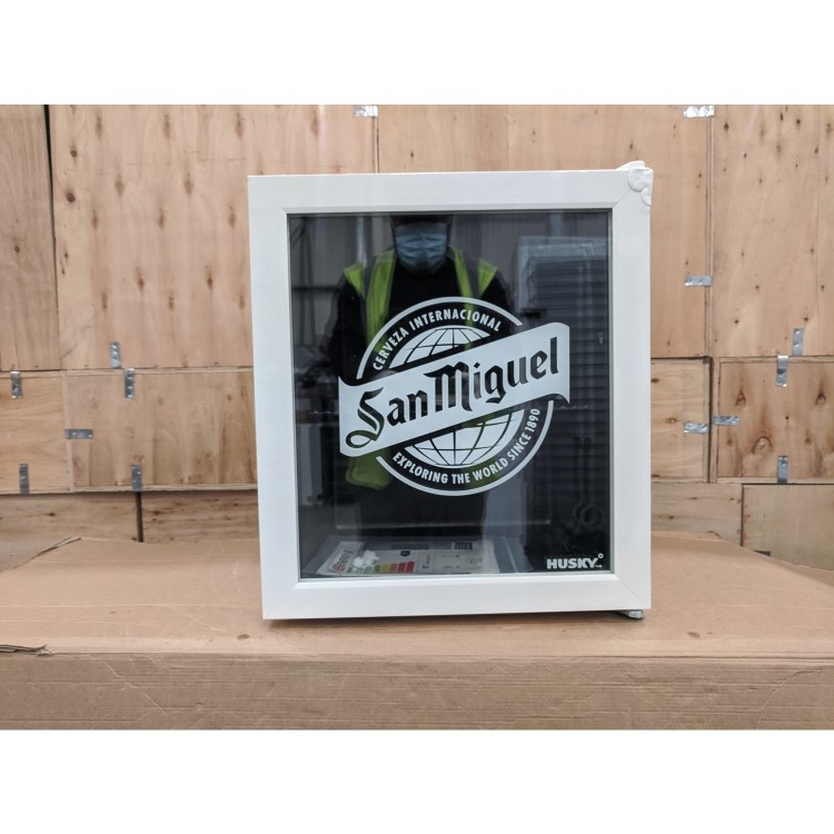 Refurbished Husky HU270 46 Litre Mini Fridge San Miguel Drinks Cooler 