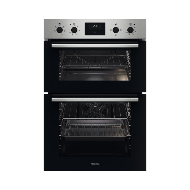 Zanussi Series 20 Electric Built-In Double Oven - Stainless Steel