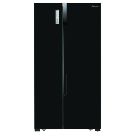 Fridgemaster 516 Litre American Fridge Freezer - Black