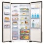 Fridgemaster 516 Litre American Fridge Freezer - Black