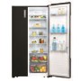 Refurbished Fridgemaster MS91518FFB 516 Litre American Fridge Freezer Black