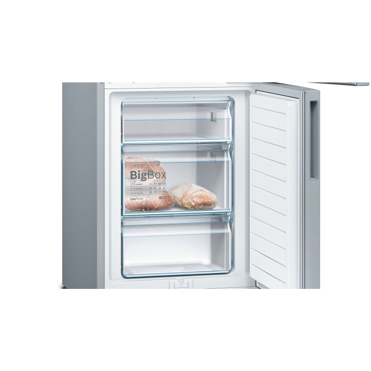 Bosch 287 Litre  Freestanding Fridge Freezer - Stainless steel look