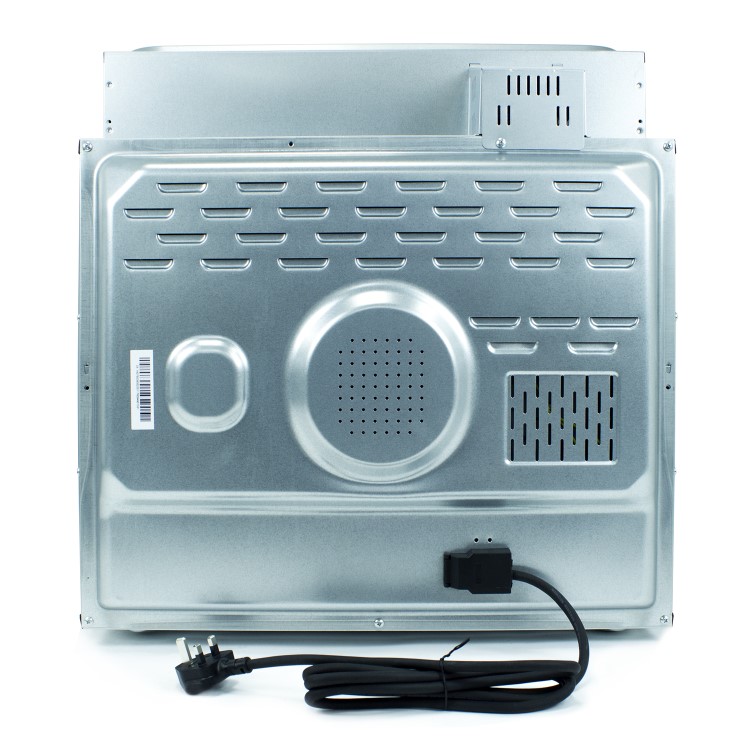 GRADE A1 - electriQ 65 Litre 9 Function Full Fan Touch Control Electric Single Oven in Black - Supplied with a plug