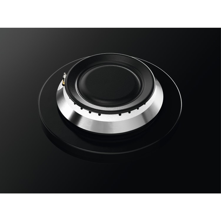 Zanussi Series 60 60cm Gas on Glass 4 Burner Gas Hob - Black
